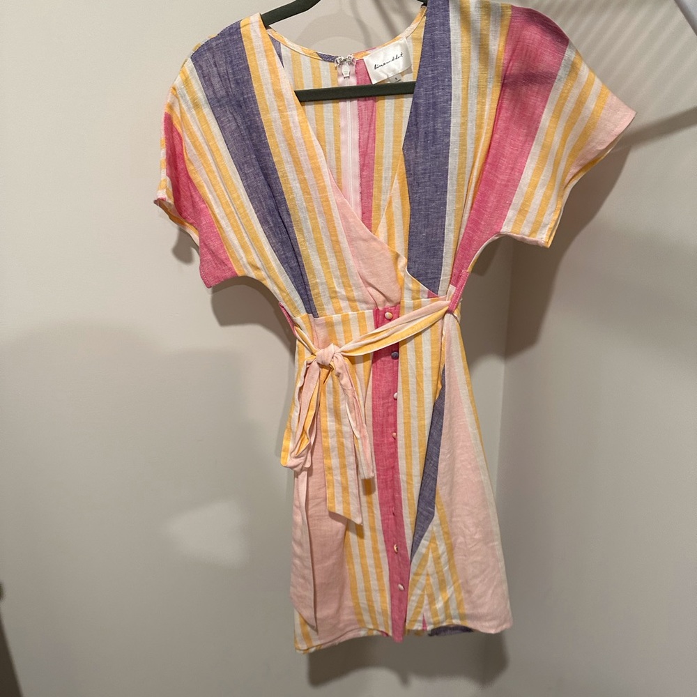 Line and Dot stripe dress